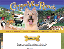 Tablet Screenshot of canyonviewranch.com
